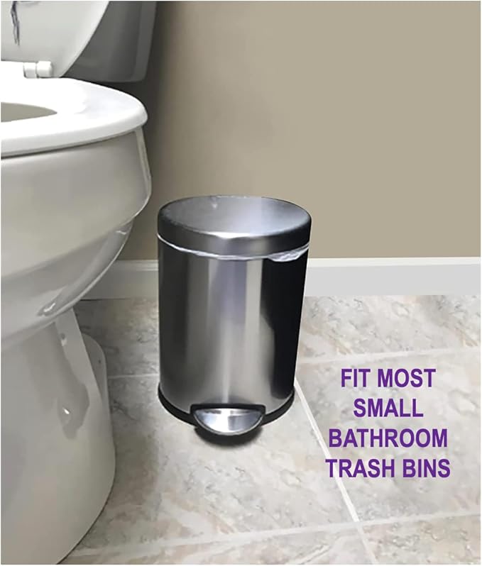 4 Gallon Trash Bag Lavender Scented Small Bathroom Garbage Bags Wastebasket Can - Image 7