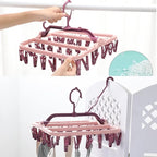 Clothes Drying Racks Foldable Clip Hangers Plastic - Image 6