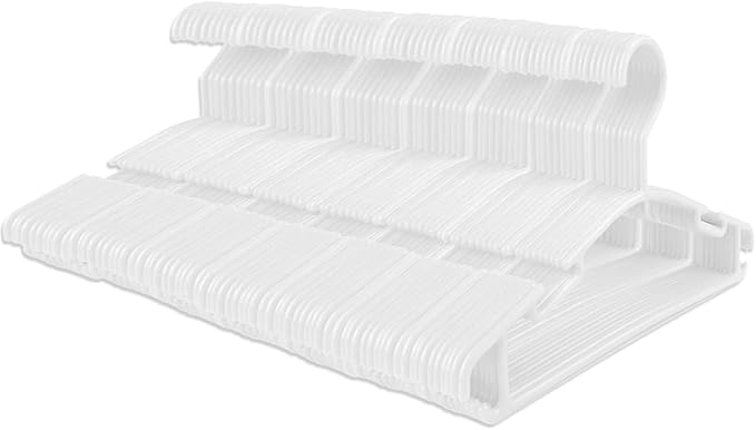 GoodtoU Baby Hangers 100 Pack, Plastic Infant & Toddler Clothes Hangers by GoodtoU
