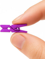 LWR CRAFTS Wooden Mini Clothespins 100 Per Pack 1" 2.5cm - Image 3