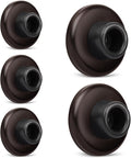 5 Pack Concave Wall Door Bumper Stop Oil Rubbed Bronze – 2-1/2” Outside by KOVOSCH
