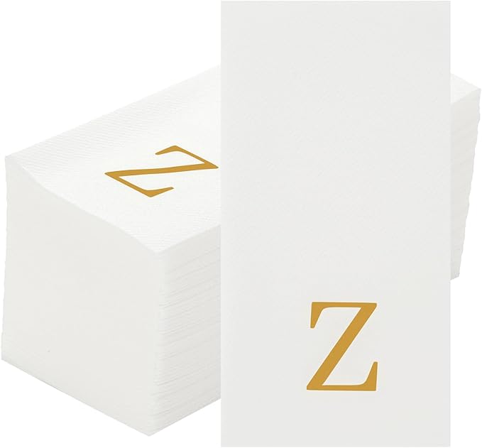Luxenap 15.8 X 7.9 Inch Linen-Feel Guest Towels, 2000 Lettered Hand Towels - Image 2