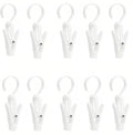 10-Pack Heavy Duty Swivel Clothes Pins by FANBODTA