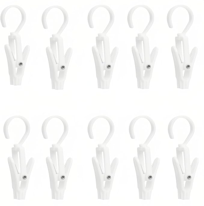 10-Pack Heavy Duty Swivel Clothes Pins by FANBODTA