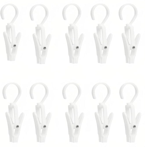 10-Pack Heavy Duty Swivel Clothes Pins by FANBODTA