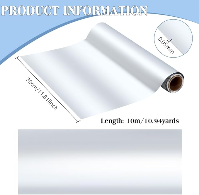 Standard Aluminum Metal Crafts DIY Foil Roll 0.05 mm Thick - Image 2