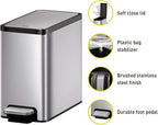EKO 2 Pack Small Bathroom Trash Can - Image 5