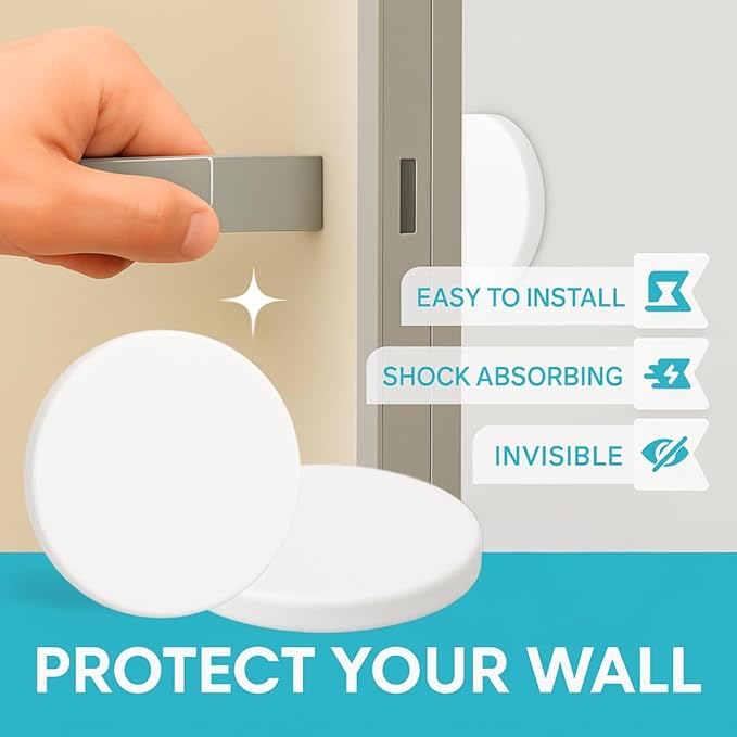 Strongest Home Wall & Door Handle Stopper, Quiet Wall Protector - Image 8