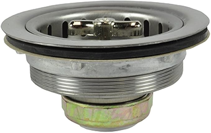 DANCO Twist Tight Kitchen Sink Strainer Assembly, 3-1/2 inch, Stainless Steel - Image 2