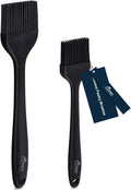 HOTEC 600℉ Heat Resistasnt Basting Brushes, BPA Free Silicone Pastry Brush by Hotec