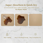 Dish Drying Mat Super Absorbent – 16" x 18" Coffee Mat - Image 5