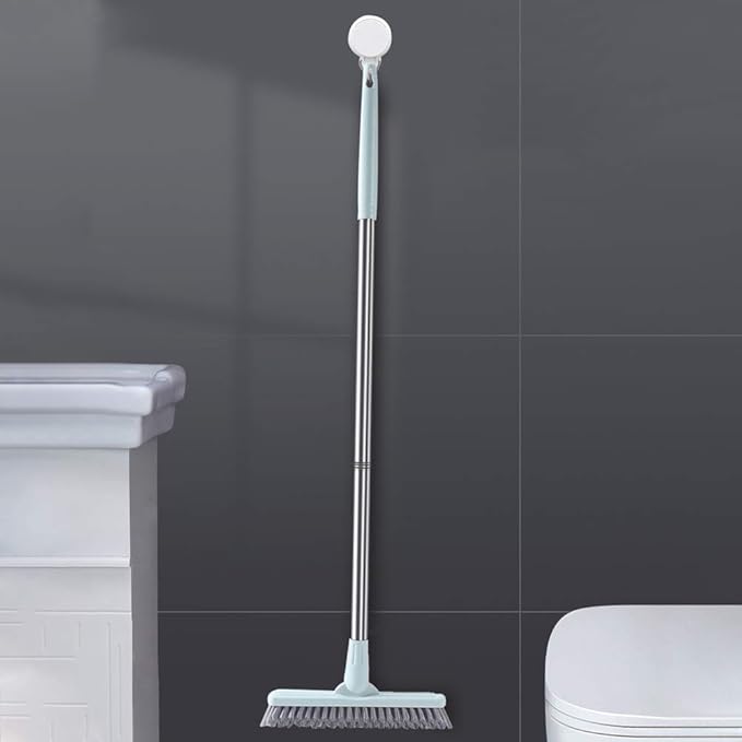 Affogato Floor Scrub Brush Bathroom Long Handle Bathtub Push Broom Shower Tile - Image 4