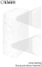 White Multi Use Scrub Sponges. Made in Europe. 9 Pack, 4.3x2.8x1.4 inches. - Image 5