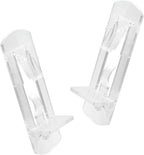 Biaungdo 12 Pcs Plastic Locking Shelf Support Pegs, 6mm Clear Cabinet Shelf - Image 7
