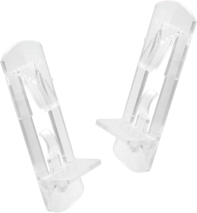 Biaungdo 12 Pcs Plastic Locking Shelf Support Pegs, 6mm Clear Cabinet Shelf - Image 7