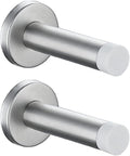 JQK Door Stopper, 304 Stainless Steel Thicken 1mm Sound Dampening Door Stop by Homeimprovement