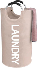WOOHA 125L Large laundry basket, Collapsible laundry hamper, Tall Clothes by WOOHA