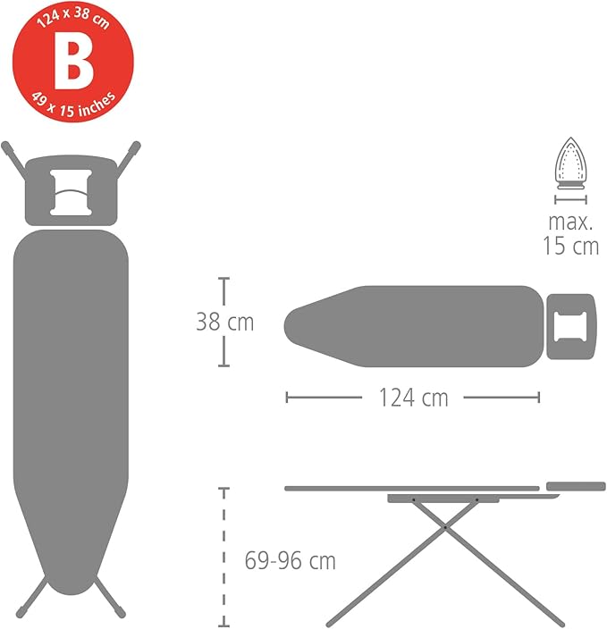 Brabantia Size B Replacement Ironing Board Cover - Image 4