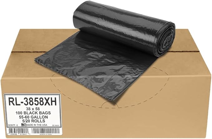 Aluf Plastics 55 Gallon Trash Can Liners - Image 2
