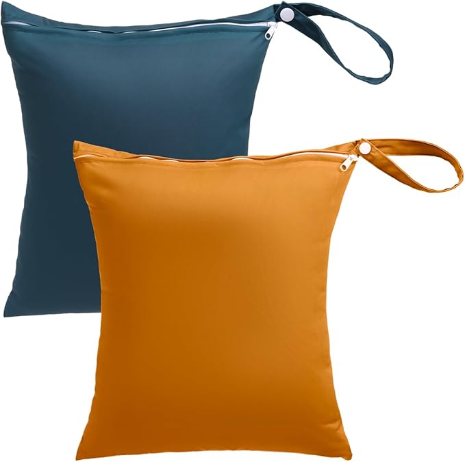 babygoal Travel Laundry Bags 2 Pack, Gym and Swimming-Washable Waterproof Wet by babygoal