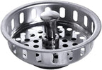 Stainless Steel Kitchen Sink Basket Strainer Replacement - Image 2