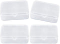 AKOAK Clear Polypropylene Rectangle Mini Storage Containers Box by AKOAK