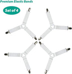 Bed Sheet Fasteners, Adjustable Mattress Suspenders, Mattress Cover Straps - Image 8