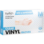 ForPro Disposable Vinyl Gloves, Industrial Grade, Powder-Free, Latex-Free - Image 3