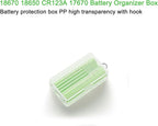 Fielect 18670 18650 CR123A 17670 Battery Storage Case Holder Organizer Box - Image 3