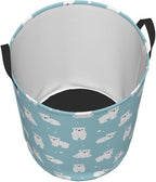 Cute Polar Bears Laundry Hamper Bag - Image 2