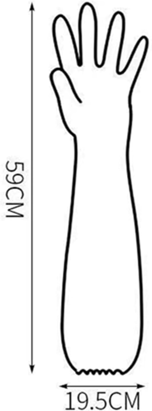 Hipifans Long Sleeve Cleaning Gloves, Dishwashing, Gardening - Image 7
