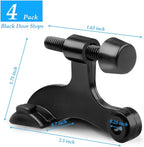 OBTANIM 4 Pack Hinge Pin Door Stopper Heavy Duty Metal Adjustable Door Stops - Image 2