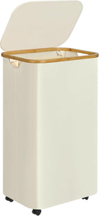 Laundry Basket with Wheels, 100L Hampers by Merkisa