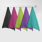 ZUPERIA Zigzag Multicolor Wash Cloths -32 Pack -12" x 12"- Highly Absorbent - Image 7
