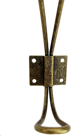 Wire Coat Hooks Heavy Duty, 5 Pack Vintage Wall Hooks Double Metal Hangers - Image 5