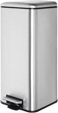 8 Gallon SquareTrash Can with Soft Close Lid, Stainless Steel Trash Can with by JM%C2%B7YIPENG