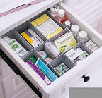8pcs DIY Plastic Drawer Organizer Adjustable Drawer Dividers - Image 3