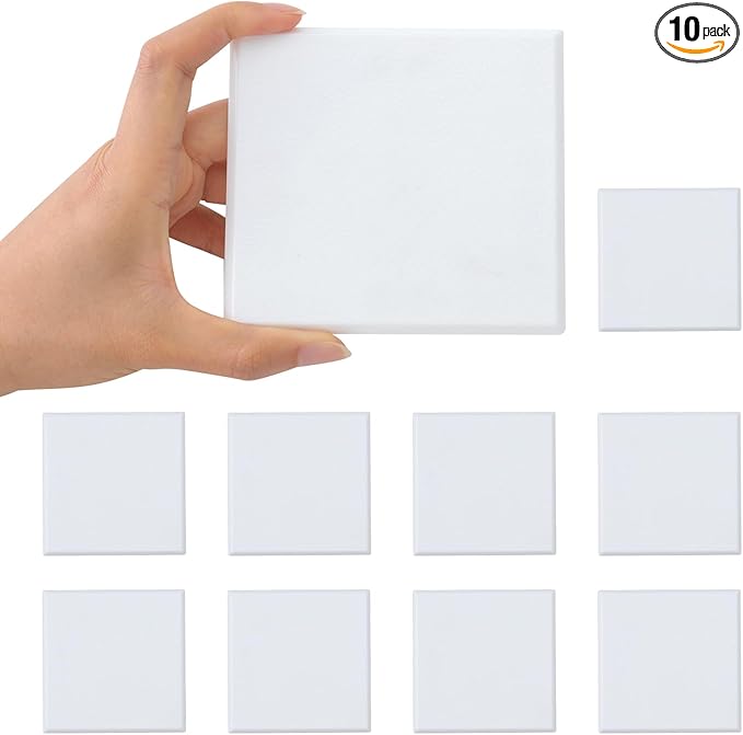HOME MASTER HARDWARE Self Adhesive Wall Protector Square 4 inch, 10 Pack Door by HOME+MASTER+HARDWARE