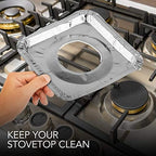 Disposable Gas Burner Liners Aluminum Foil Square Gas Stove Burner Covers - Image 6