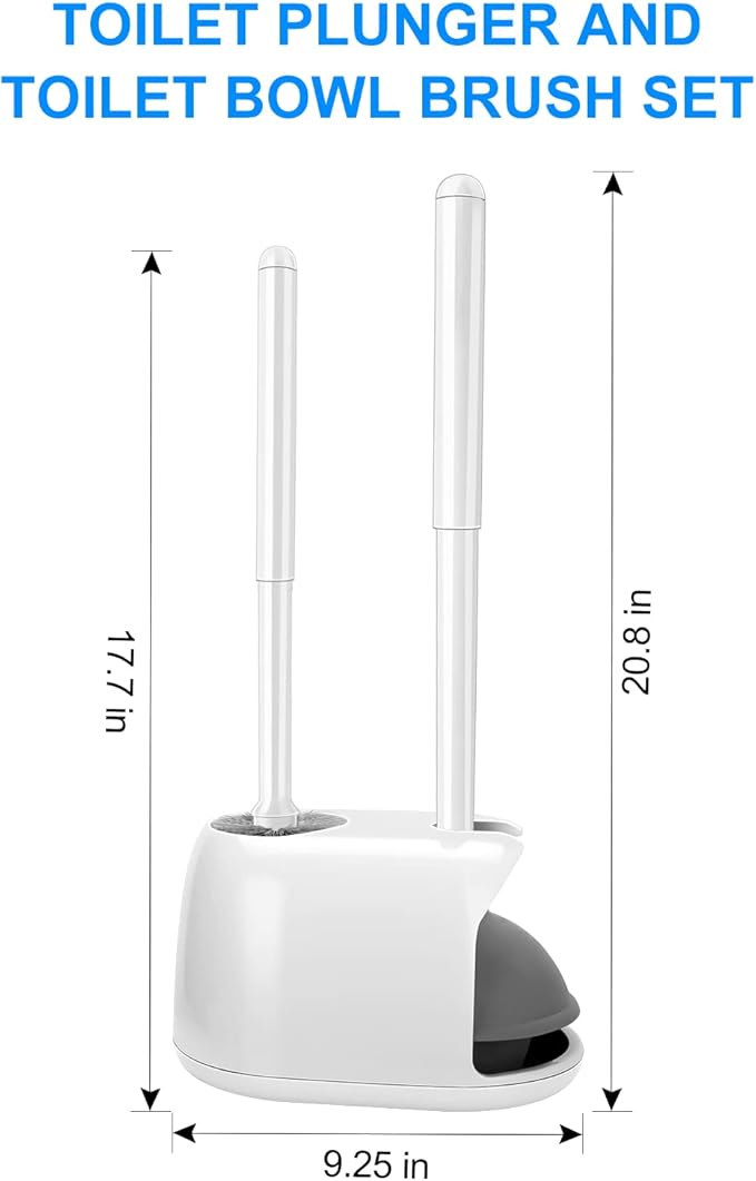 SetSail Toilet Brush and Plunger Set, Toilet Plungers - Image 2
