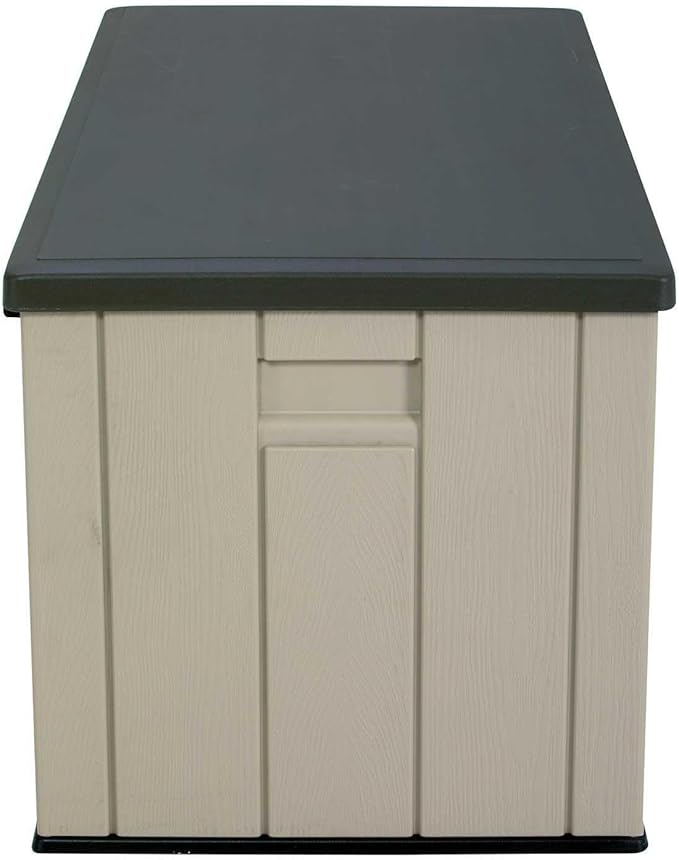 LIFETIME 60254 Heavy-Duty Outdoor Storage Deck Box, 150 Gallon, Desert Sand/Brown - Image 2