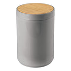 mDesign Plastic Round Trash Can Small Wastebasket - Image 9