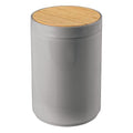 mDesign Plastic Round Trash Can Small Wastebasket by mDesign