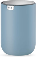 EKO Mini Desk Trash Can with Swing-Top Lid 0.4 Gallon Small Table Round by EKO