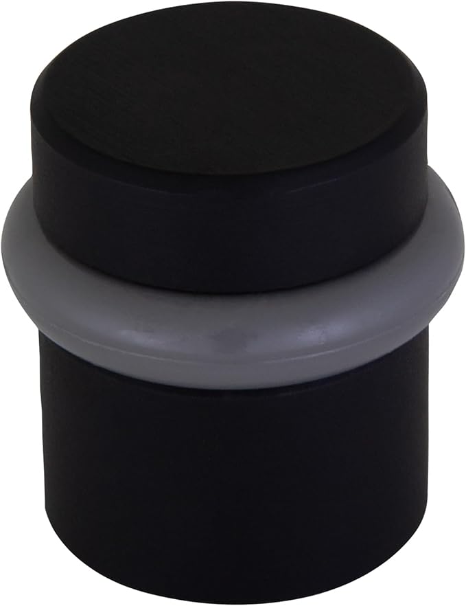 Design House 2-Pack Modern Cylindrical Floor Mounted Door Stops - Image 2