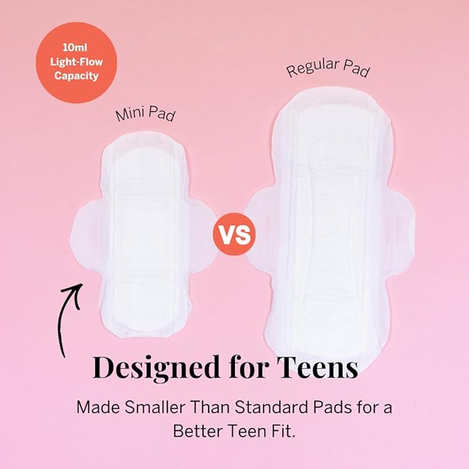 Pixie Organic Cotton Ultra Thin Mini Pads Teens - Image 3