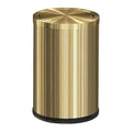 9L/2.4Gal Gold Trash Can, Brass Bathroom Garbae Can by LEASYLIFE