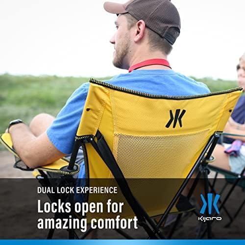 Kijaro XXL Dual Lock Portable Camping Chair - Supports Up to 400lbs - Enjoy The Outdoors in a Versatile Folding Sports & Outdoor Chair - Image 7