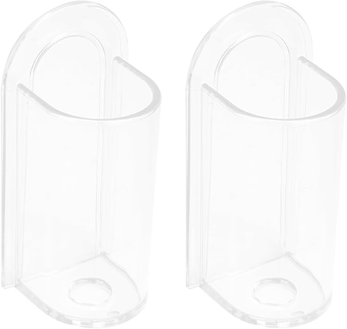 2 Pack Electric Toothbrush Holders, Self Adhesive Wall Mounted Clear Electric - Image 8