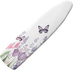 Butterfly Leaves Ironing Board Cover and Pad，Non Stick Resist Scorching and by Hinthetall
